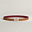 Mini H Disco belt buckle & Reversible leather strap 24&nbsp;mm, View: , view 2 of 2