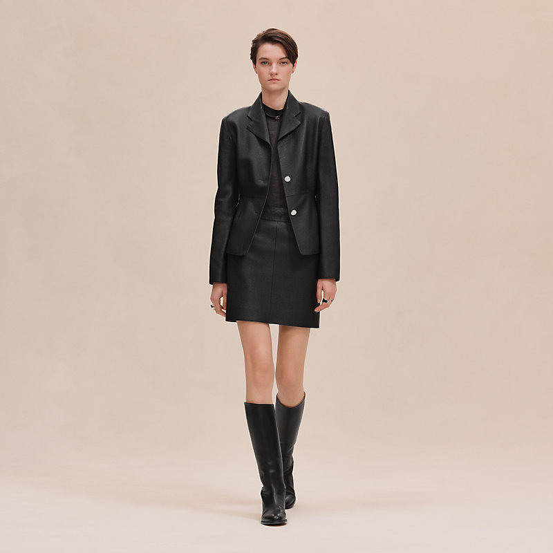 Mini-jupe détail matelassé | Hermès France