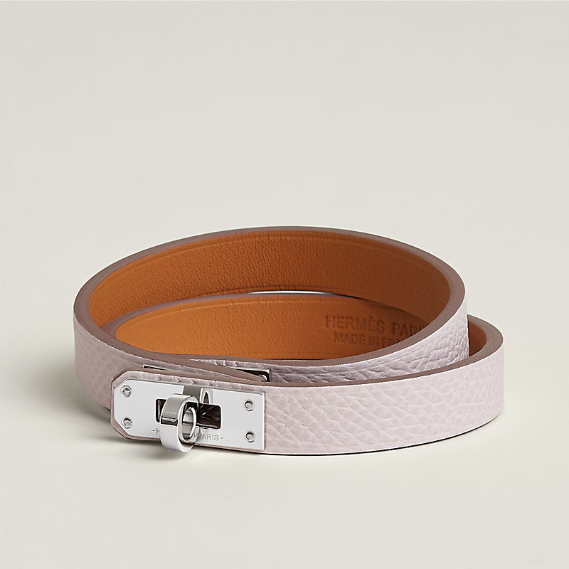 Mini Kelly Double Tour bracelet - Purple | Hermès USA