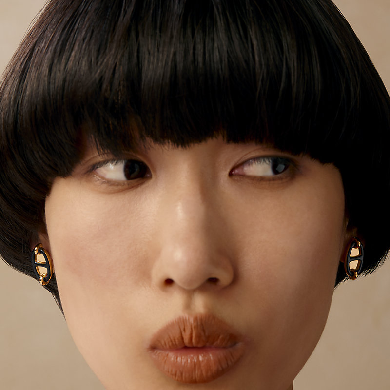 カラフル可愛い新作★Hermes Mini Maillon earrings ピアス Mini Maillon earrings | Hermès USA