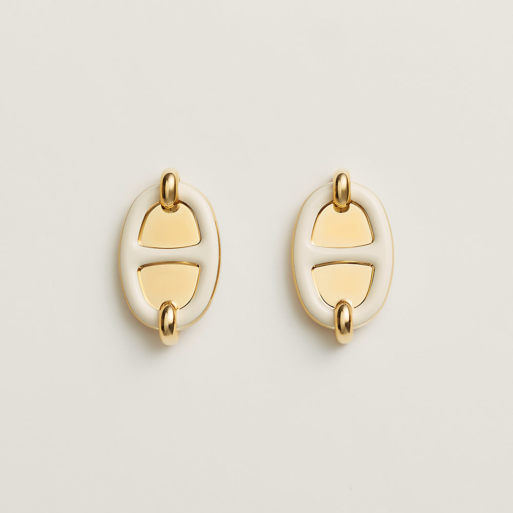 Maillon Hammered Earrings