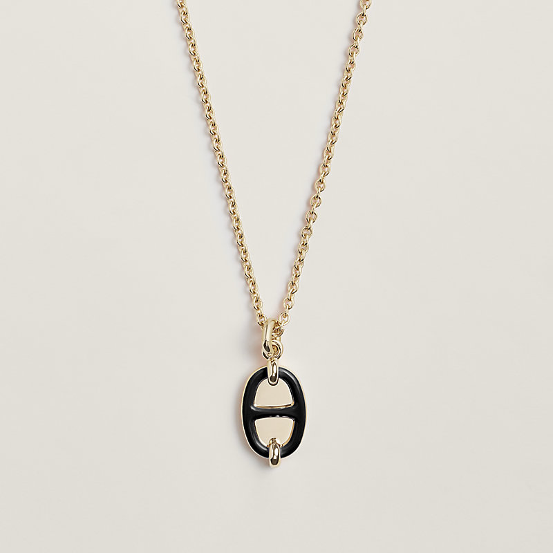 HERMES ◆ Mini Maillon ペンダント small model ゴールド 人気 Mini Maillon pendant, small model | Hermès USA