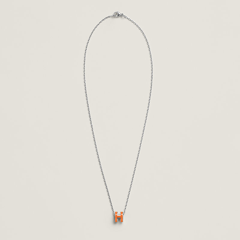 hermes h pendant necklace