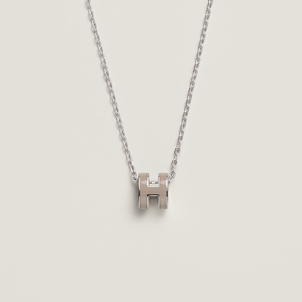 Hermès Chaîne d'Ancre silver necklace