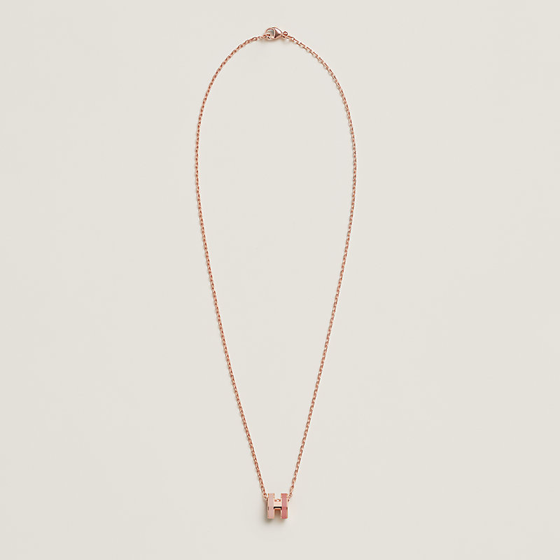 Mini Pop H Rocabar pendant - Pink | Hermès USA