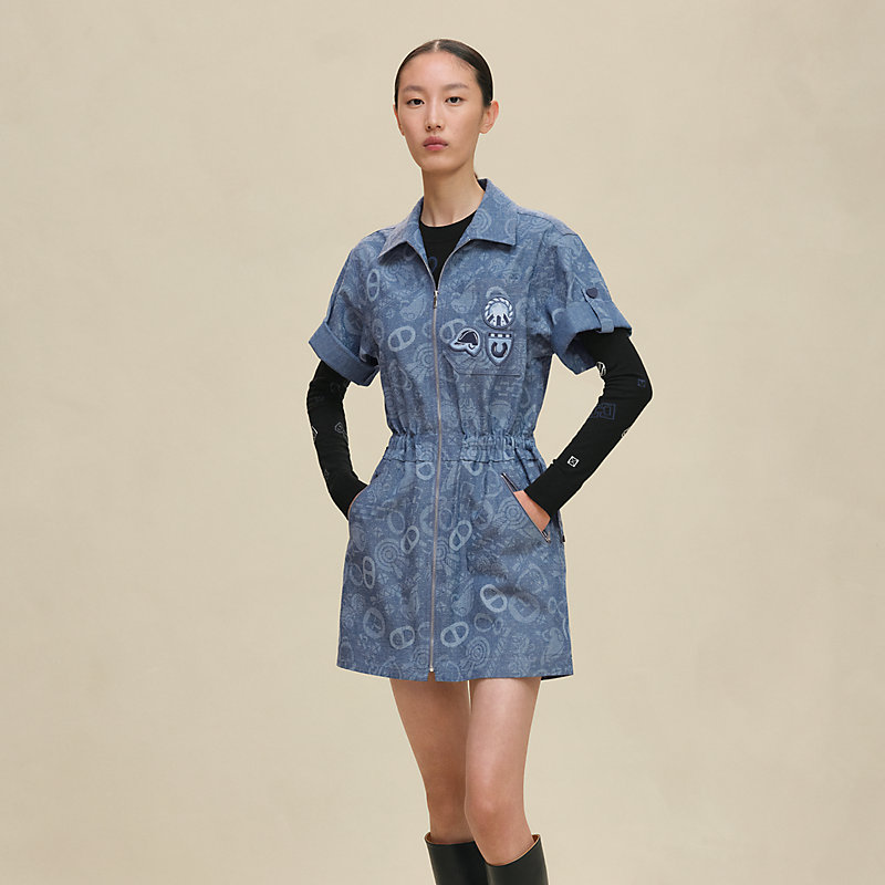 Minikleid mit "Candy Libris"-Print