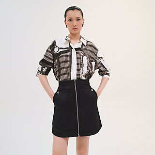 Miniskirt with equestrian details | Hermès USA