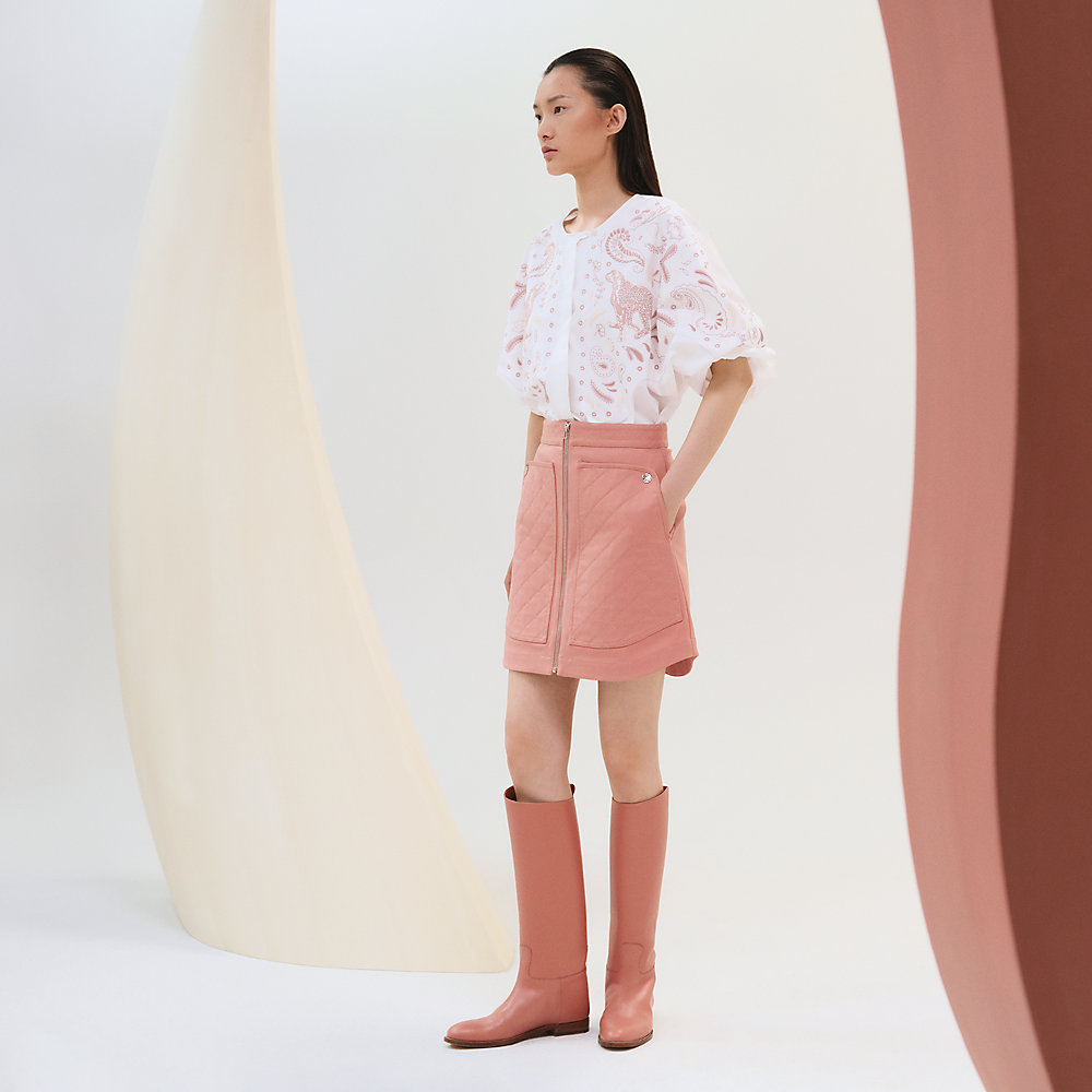 Miniskirt with equestrian details | Hermès Thailand