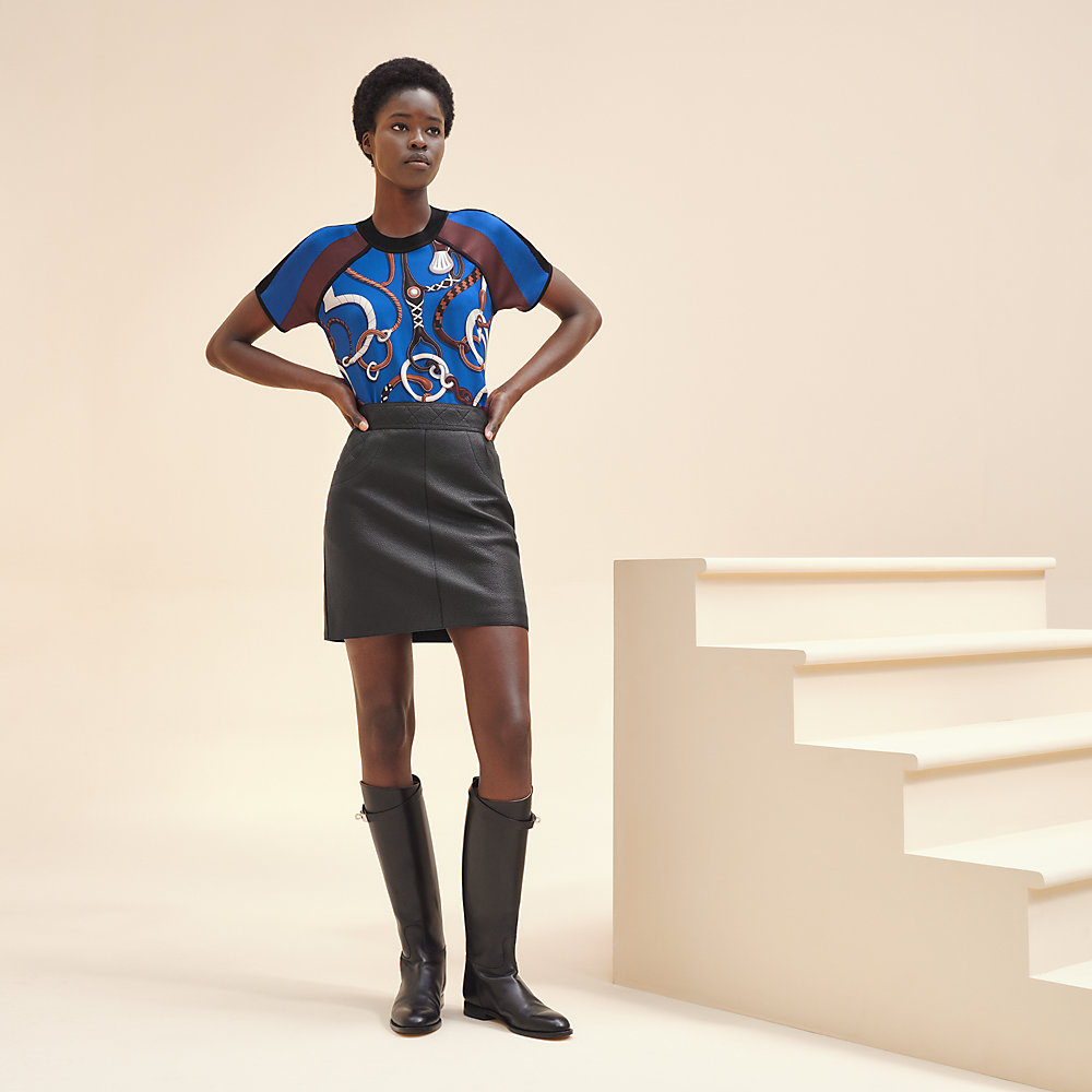 Miniskirt with quilted detail | Hermès UK
