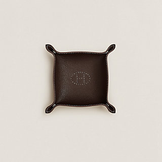 hermes leather tray