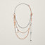 Mix and H necklace, large model, View: front, front, view 1 of 2