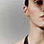 Mix and H right single ear climber earring, View: Worn, worn, view 2 of 2