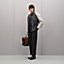 "Mix maille et shearling" zipped jacket, View: Worn, worn, view 1 of 7