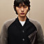 “Mix maille et shearling” 지퍼 재킷, 보기: 이미지: 제품 착용 이미지, worn, 4개 중 7번째 보기