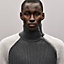 "Mix maille et shearling"風琴領套頭衫, 檢視: 佩戴, worn, 檢視共5張圖片的第7張