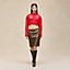 Mixed knit pencil skirt, View: Worn, worn, view 1 of 6