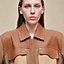Mixed leather Trench coat, View: Worn, worn, view 5 of 8
