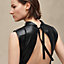 Mixed materials dress, View: Worn, worn, view 6 of 8