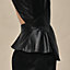 Mixed materials dress, View: Worn, worn, view 7 of 8