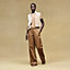 Mixed materials sleeveless jacket, View: Worn, worn, view 1 of 7