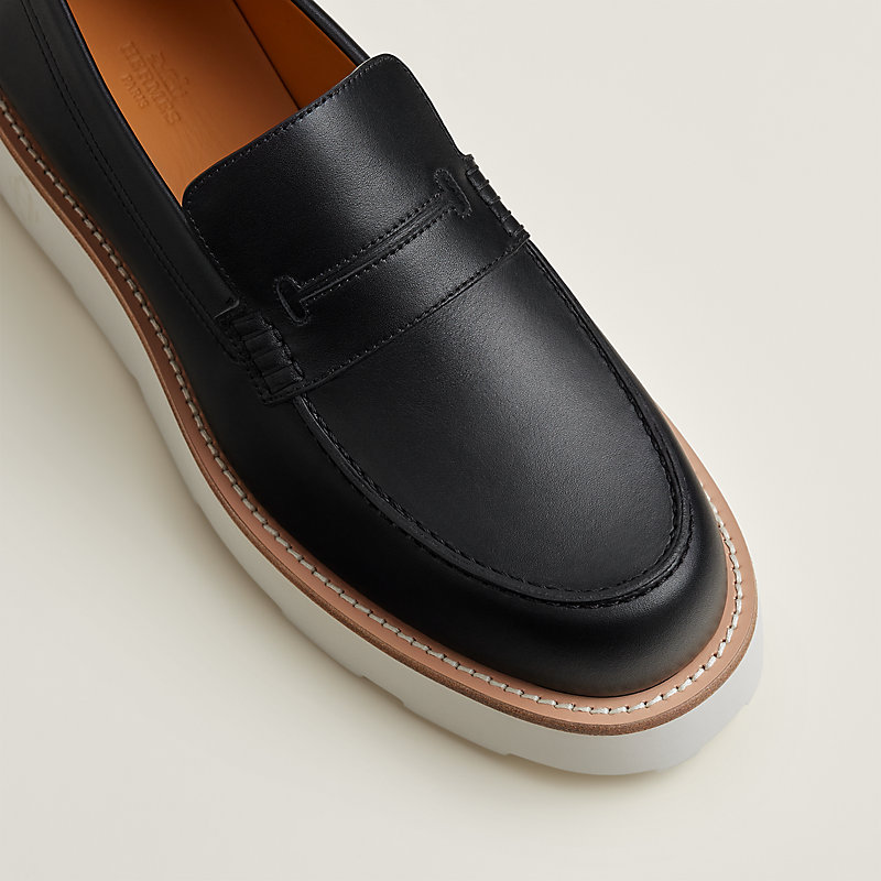 Mocassim Kris - Preto | Hermès Brasil