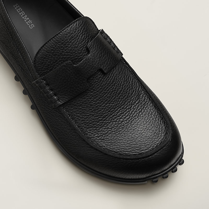 Mocassim Lazy - Preto | Hermès Brasil