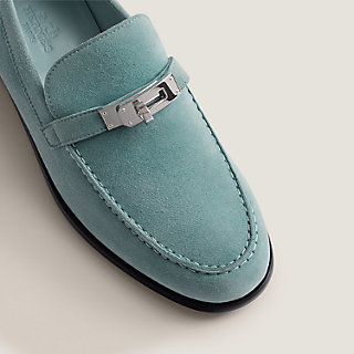 Mocassins Hermès Destin 35.5 Avec Fermoir Kelly - Marron, Cuir, Neuf Avec Boîte