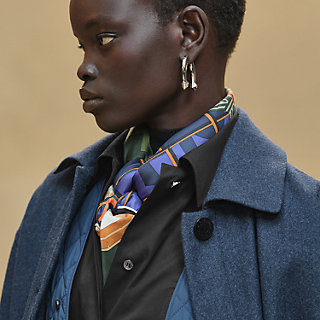 Modular car coat - Blue | Hermès UK