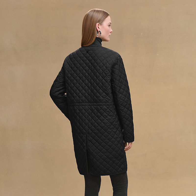 ▲未使用 HERMES 23AW Quilted car coat 44 Modular car coat | Hermès USA