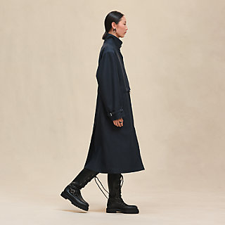 Modular quilted coat - Blue | Hermès UK