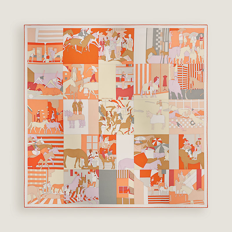 Mon Cheval et Moi scarf 90, View: , view 3 of 4