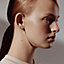 Mono boucle d'oreille pendante Clou de forge, Vue: Vue portée, worn, vue 2 sur 2