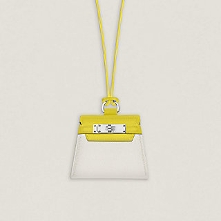 Hermes Pendant Mon Petit Kelly GM Bag Charm Cuivre and gold Hard to find  rare【P】