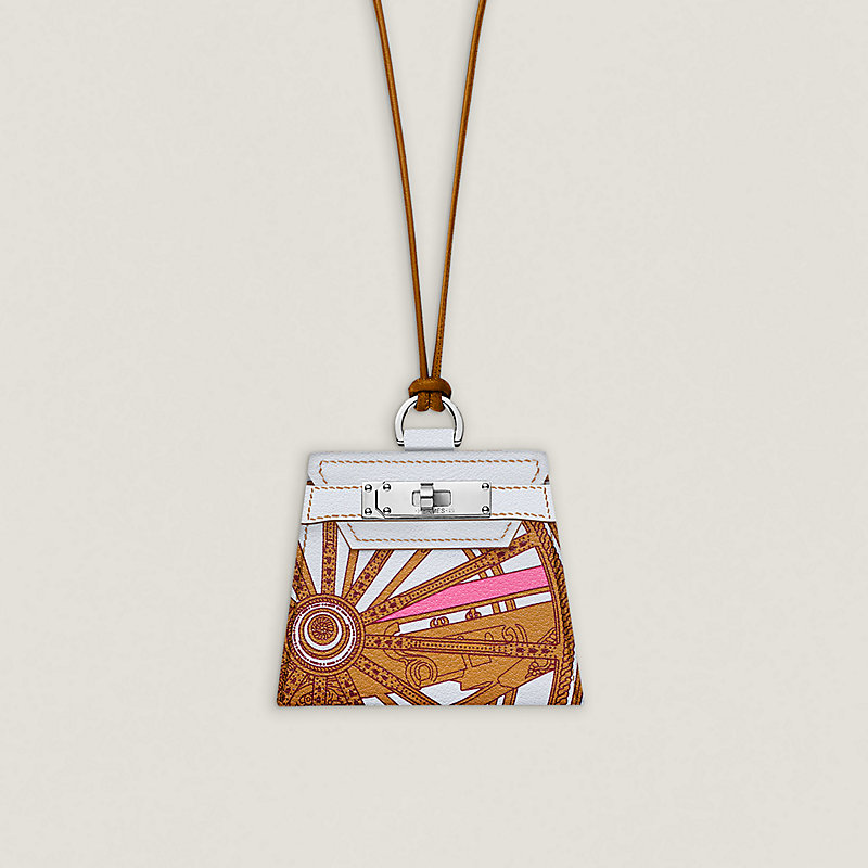 Monpetitkelly printed pendant, large model | Hermès Australia