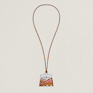 Monpetitkelly printed pendant, large model | Hermès Australia