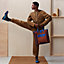 Monsieur B cutting tote bag, large model, View: Worn, worn, view 7 of 7