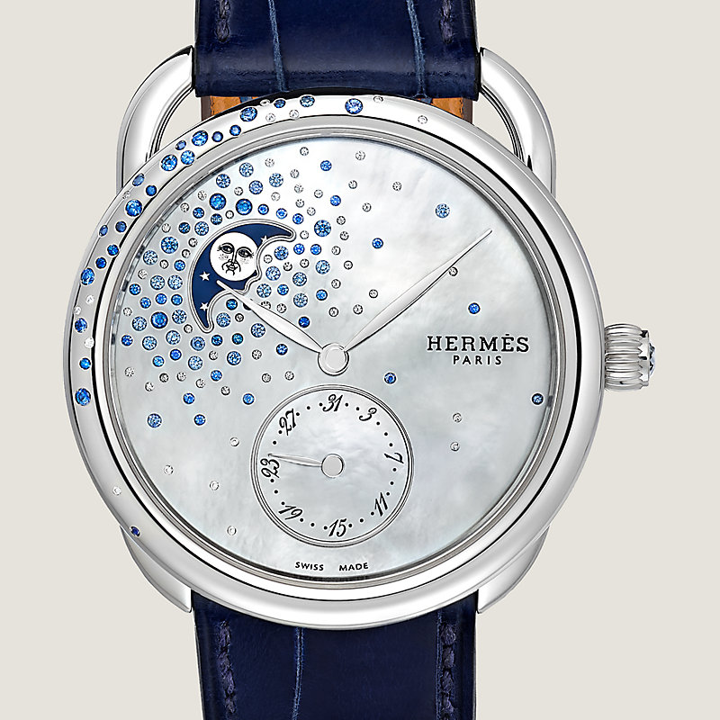 Montre Arceau Petite Lune, Grand modèle, 38 mm Hermès France
