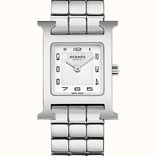 Montre Heure H 21 X 21 Mm Hermes France Montre Heure H 21 X 21 Mm Hermes France