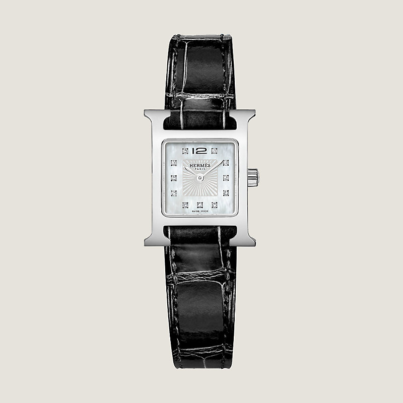 【HERMES】★Montre Heure H, 21 x 21 mm Heure H watch, Mini model, 21 mm | Hermès Canada