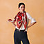 Mors a Jouets Bandana shawl 140, View: Worn, worn, view 2 of 3