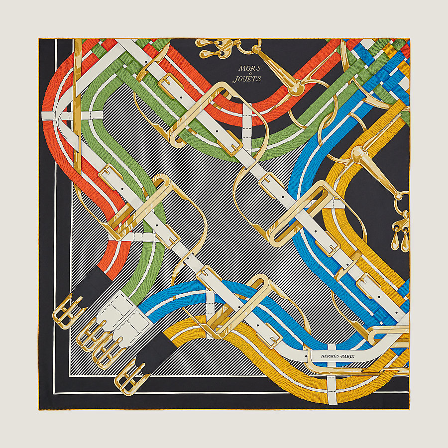 Mors a Jouets Chemise Detail wash scarf 90 | Hermès Singapore