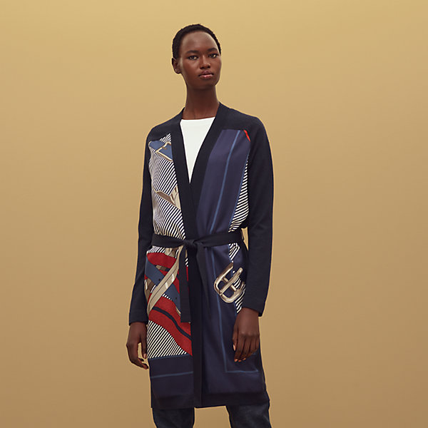 hermes long cardigan