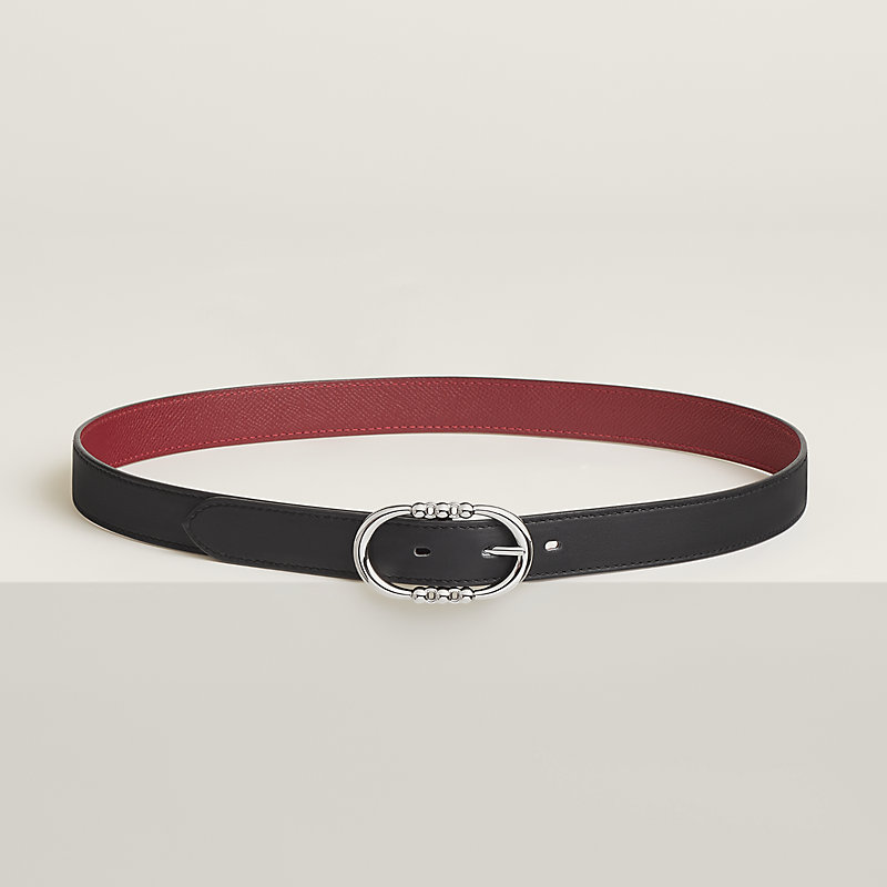 Mors & More 24 reversible belt - Black | Hermès USA