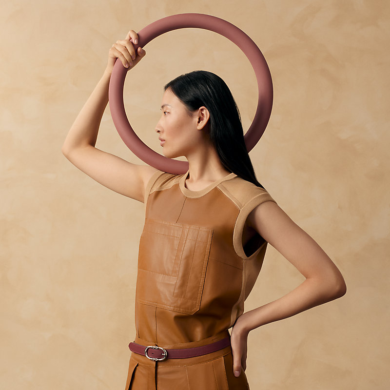 Mors & More 24 reversible belt - Black | Hermès USA