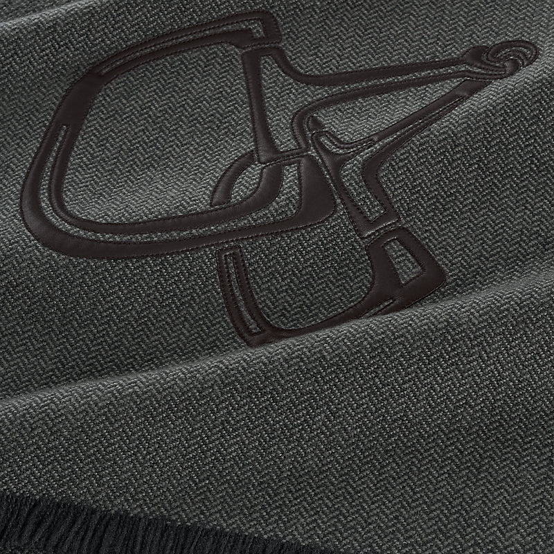 Mors Chrome embroidered scarf, View: , view 3 of 3