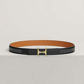 Mors H belt buckle & Leather strap 24 mm | Hermès USA