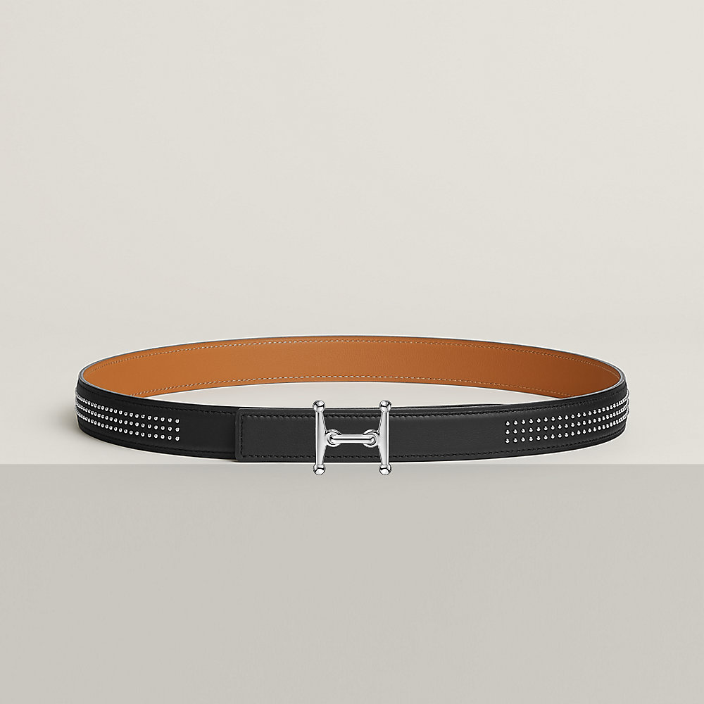 Mors H belt buckle & Leather strap 24 mm | Hermès USA
