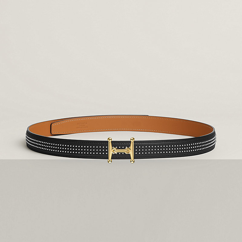 Mors H belt buckle & Leather strap 24 mm | Hermès USA
