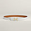 Mors H belt buckle & Reversible leather strap 24 mm, view 2 of 2