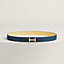 Mors H belt buckle & Reversible leather strap 24&nbsp;mm, View: , view 2 of 3